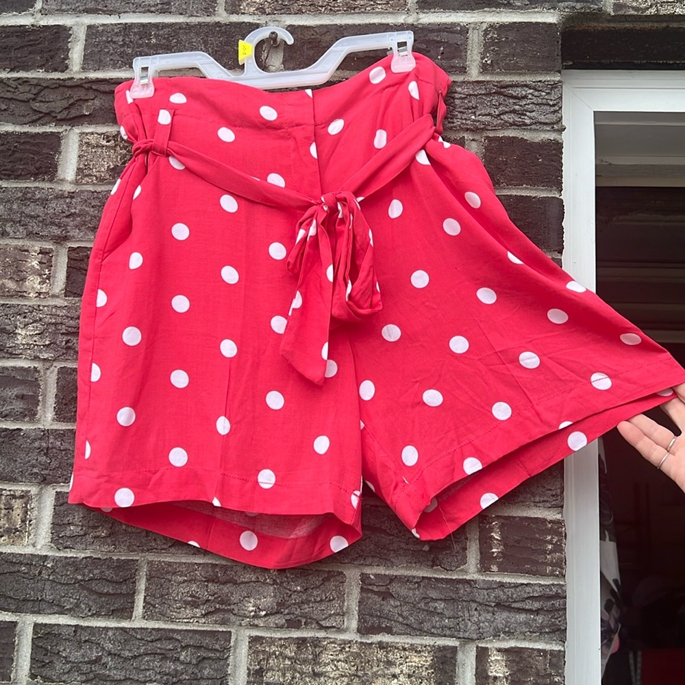 Polka dot shorts